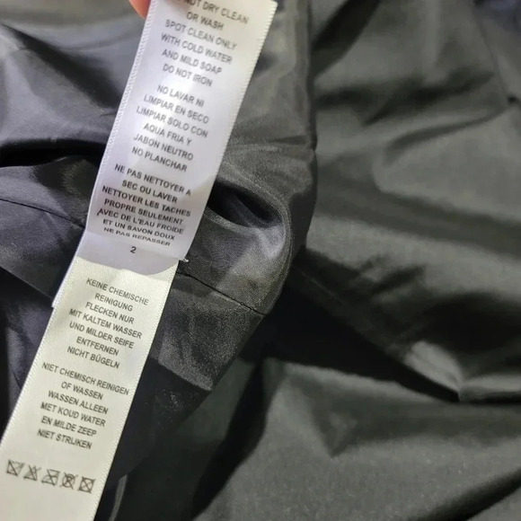 Adrianna Papell Short Sleeved Beaded Long Taffeta High Low Skirt Dress Silk Sz 2 - Picture 2 of 11